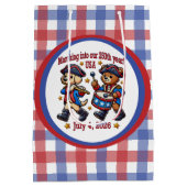 7月4日（日）米国250周年記念100周年 ミディアムペーパーバッグ (裏面)