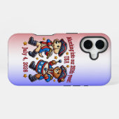 7月4日（日）米国250周年記念100周年 iPhone 16ケース (裏面横)