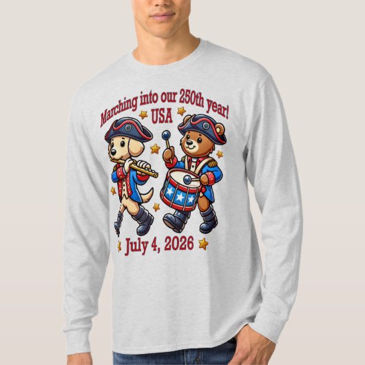 7月4日（日）米国250周年記念100周年 Tシャツ (正面)