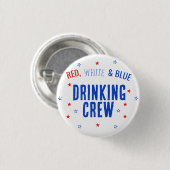 7月4日（日）赤・白・青（星） 缶バッジ (正面&裏面)