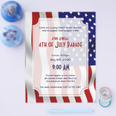 7月4日 星条旗 永遠の旗 チラシ (シングル)