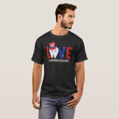 7月4日 歯 歯科アシスタント 小児歯科 Tシャツ (正面フル)