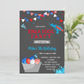 7月4日 水風船パーティー招待状 招待状 (スタンド正面)