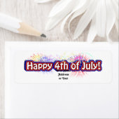 7月4日(火文字デザイン火付き) ラベル (インサイチュ)