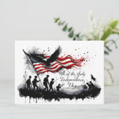 7月4日(火)国旗と兵隊さんによる愛国芸術 (スタンド正面)