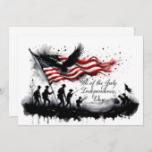 7月4日(火)国旗と兵隊さんによる愛国芸術 (正面/裏面)