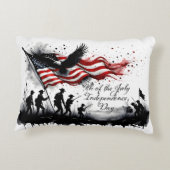 7月4日（火）国旗と兵隊さんによる愛国芸術 アクセントクッション (裏面)