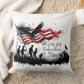 7月4日(火)国旗と兵隊さんによる愛国芸術 クッション (ブランケット)