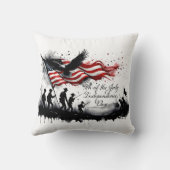 7月4日(火)国旗と兵隊さんによる愛国芸術 クッション (裏面)