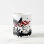 7月4日(火)国旗と兵隊さんによる愛国芸術 コーヒーマグカップ (中央)