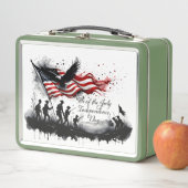 7月4日(火)国旗と兵隊さんによる愛国芸術 メタルランチボックス (インサイチュ)