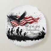 7月4日（火）国旗と兵隊さんによる愛国芸術 ラウンドクッション (裏面)