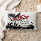 7月4日（火）国旗と兵隊さんによる愛国芸術 ランバークッション (ブランケット)