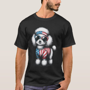 7月4日(火)少年少女プードル犬 Tシャツ