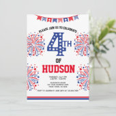 7月4日（火）爆竹 招待状 (スタンド正面)