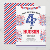 7月4日（火）爆竹 招待状 (正面/裏面)