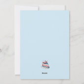 7月4日「無料の土地」グリーティングカード シーズンカード (裏面)