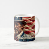 7月4日 – 独立の精神 コーヒーマグカップ (正面右)