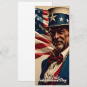 7月4日 – 独立の精神 招待状 (正面/裏面)