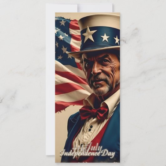 7月4日 – 独立の精神 招待状 (正面)