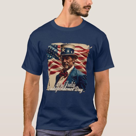 7月4日 – 独立の精神 Tシャツ (正面)