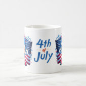 7月4日。独立記念日のマグカップ、ソニックマグカップ、 コーヒーマグカップ (中央)
