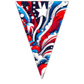 7月4日 |独立記念日の愛国心 バンティングフラッグ (第2の旗)