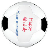 7月4日 独立記念日 お名前入り サッカーボール (回転)