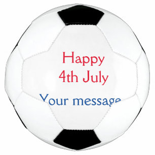 7月4日 独立記念日 お名前入り サッカーボール