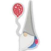 7月4日、独立記念日、かわいい格言 シール (正面)