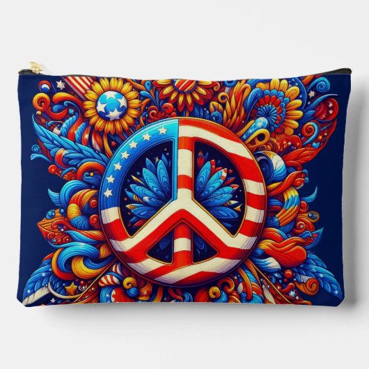 7月4日 – 独立記念日 アクセサリーポーチ (正面)