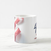 7月4日 独立記念日 アメリカ国旗 デザイン コーヒーマグカップ (中央)