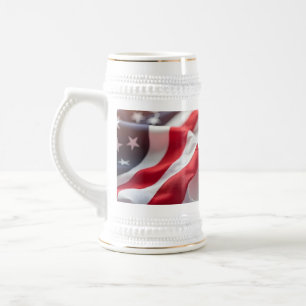 7月4日 独立記念日 アメリカ国旗 デザイン ビールジョッキ