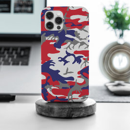 7月4日 独立記念日 カモフラージュ グレー iPhone 15 PRO MAXケース