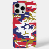 7月4日 独立記念日 カモフラージュ ゴールド Case-Mate iPhoneケース (裏面)