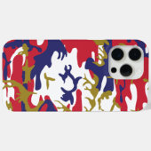 7月4日 独立記念日 カモフラージュ ゴールド Case-Mate iPhoneケース (裏面 (横))