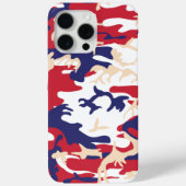 7月4日 独立記念日 カモフラージュ ベージュ Case-Mate iPhoneケース (裏面)