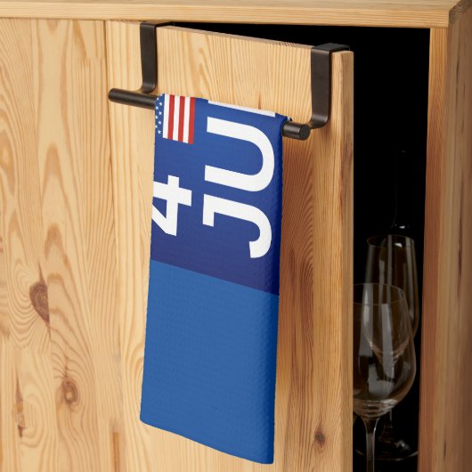 7月4日/独立記念日 キッチンタオル (三つ折り)