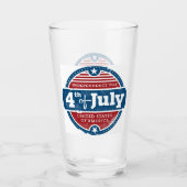 7月4日 独立記念日 タンブラーグラス (正面)