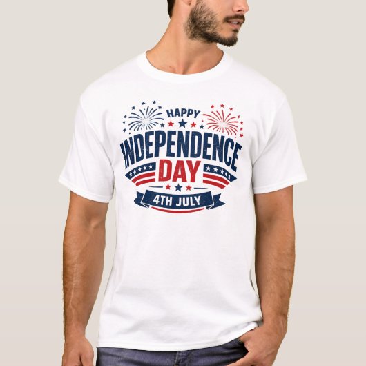 7月4日 独立記念日 パトリオティック Tシャツ (正面)