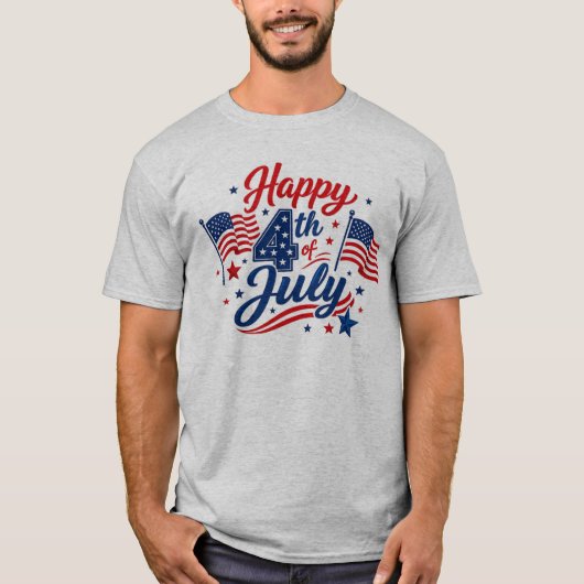 7月4日 独立記念日 パトリオティック Tシャツ (正面)