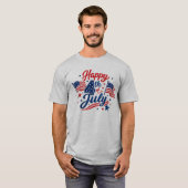 7月4日 独立記念日 パトリオティック Tシャツ (正面フル)