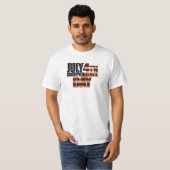 7月4日 独立記念日 002 Tシャツ (正面フル)