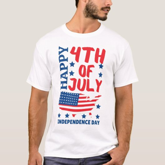 7月4日 独立記念日 Tシャツ (正面)