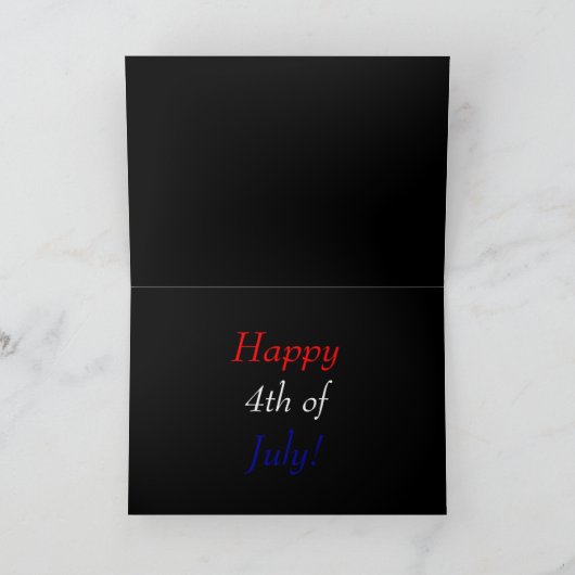 7月4日(祝辞) カード (内部)