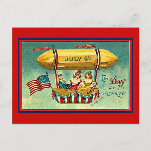 7月4日、私たち祝の日 シーズンポストカード (正面)