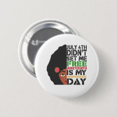 7月4日、私に10月10日が私の贈り物だと設定しなかった 缶バッジ (正面&裏面)