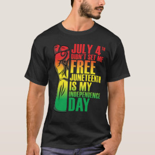 7月4日、私は独立記念日を自由にしなかった Tシャツ