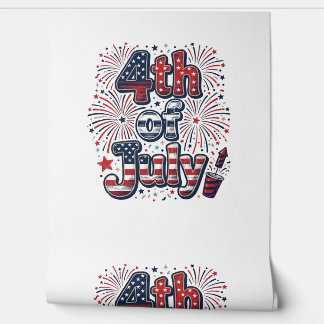 7月4日 米国の花火 ヴィンテージTシャツ デザイン 壁紙