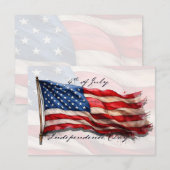 7月4日 – 米祝国旗と (正面/裏面)